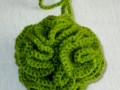 Zelená závěsná houbička
