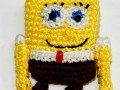 Háčkovaná brož - Spongebob