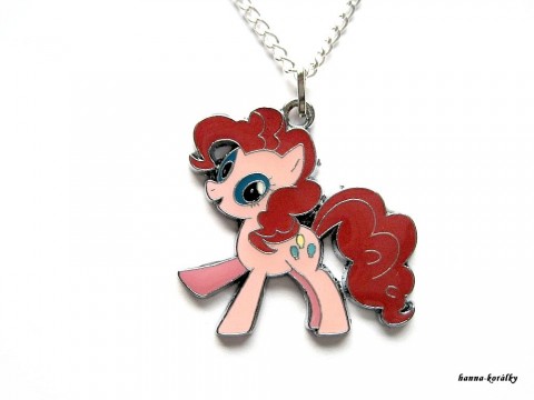 Řetízek - My little pony - růžový přívěsek stříbrný holčičí dětský řetízek bižuterní my little pony 