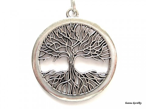 Dlouhý řetízek - strom života stříbrný velký řetízek řezané platina starostříbro dlouhý filigrán strom života platinový 