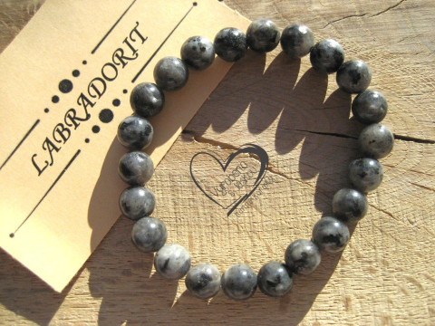 Náramek Labradorit 8mm náramek minerál minerální pro alergiky 