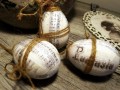 Shabby chic vajicka sada 3 ks