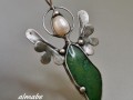 Andělíček (africký jadeit, perla)