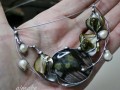 Velký náhrdelník (sardonyx, perleť)