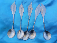 Lžička kovaná z nerezi 