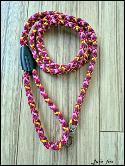 Vodítko 215 ploché pes vodítko kumihimo psy 