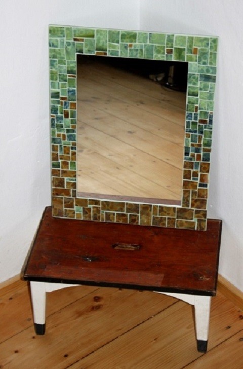 maskáčované zrcadlo zrcadlo 