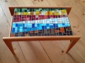 Mozaiková stolička - stolek