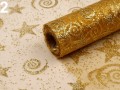 Vánoční organza,cena je za 4.5m