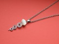 Náhrdelník - perleť + spirály