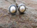 Naušnice - bílé perly