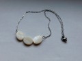 Náhrdelník - bílá perleť