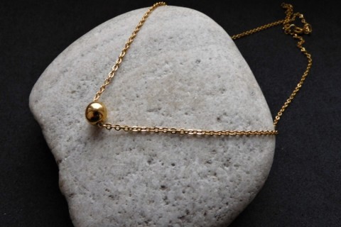 Náhrdelník náhrdelník nerez ocel originalita zlatá barva svátostka 
