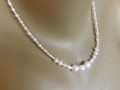 Náhrdelník-Pravé perly ruzně velké