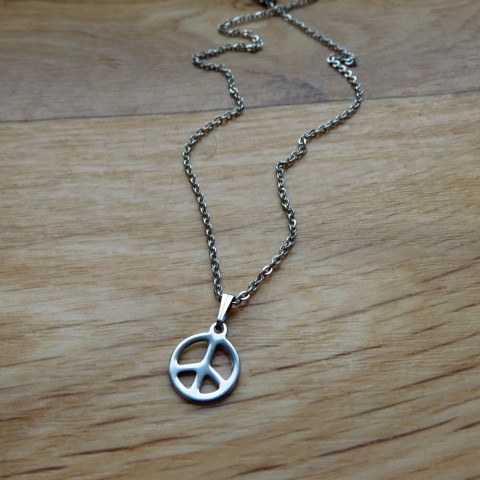 Náhrdelník - nerezový znak míru náhrdelník nerezový znak míru 
