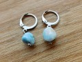 Naušnic nerez, larimar