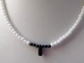 Náhrdelník - nefrit, spinel, onyx