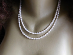 Naušnice  s tmavými perlami