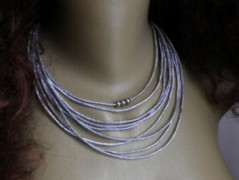 Naušnice - nerez - pryskyřice