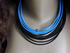 Přívěšek-nerez-modrý avanturin