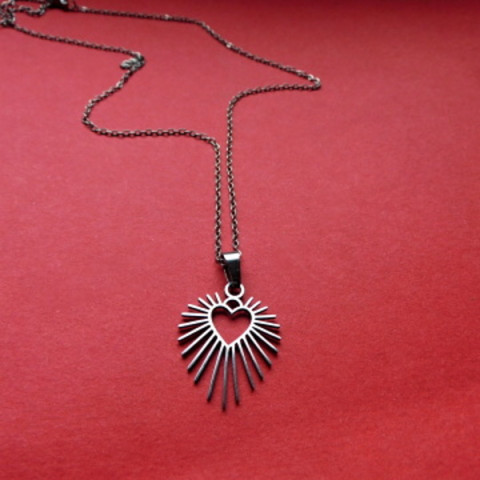 Náhrdelník-nerez srdce ...... náhrdelník srdce nerezové 