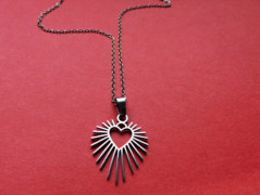 Přívěšek-nerez-modrý avanturin