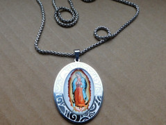 Přívěšek-nerez-modrý avanturin