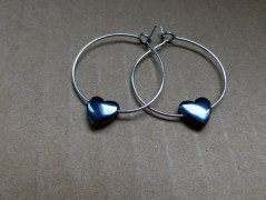 Přívěšek-nerez-modrý avanturin