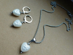 Přívěšek-nerez-modrý avanturin