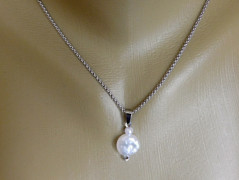 Přívěšek-nerez-modrý avanturin