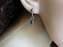 Přívěšek-nerez-modrý avanturin