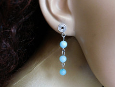 Přívěšek-nerez-modrý avanturin