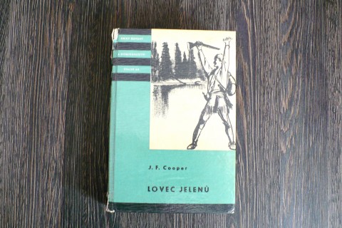 696_ Lovec jelenů, kniha KOD, 1960 kniha retro historie kod apačové antikvariát napětí zachovalá idiáni vinnetou cooper 