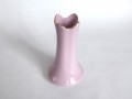 Váza, růžový porcelán, retro, 1990