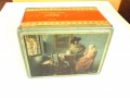 Plechová krabička, obraz, J.Vermeer