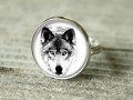 Prsten Vlk - nastavitelný