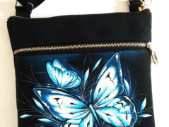malá crossbody s kapsou-kočičí oči