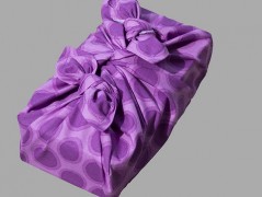 furoshiki šátek zelený