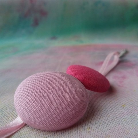 Butonkový náramek Růžový náramek růžová letní láska louka léto kytka kytice button buton alergie 