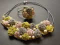 Masivní náhrdelník květy