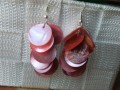 Světle růžové perleťky - hrozny