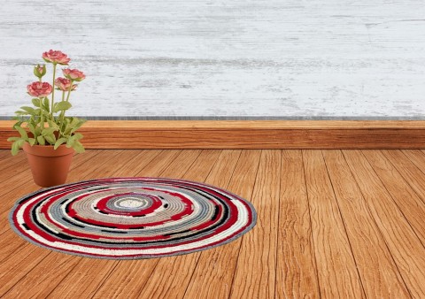 Kobereček - v pěti barvách koberec domov dekorace originální doplněk bytový háčkovaný praktický barevný domácnost malý kobereček předložka koberce dobytu nachalupu 