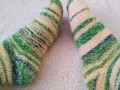 Vlněné ponožky zelené 39-40