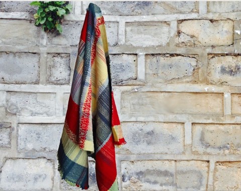 Deka Claudie domov deka přehoz barevná přikrývka celoroční hřejivá zachumlání venkovní tkaná rodinná všestranná vnitřní nakřeslo 