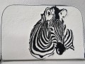 Zipová peněženka Zebra