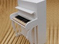 Piano pro panenky bílé