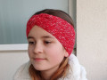 Dětská čelenka melír v červené