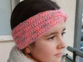 Dětská čelenka růžová