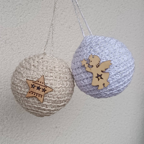 Vánoční baňky sada světlá vánoční koulička baňka 