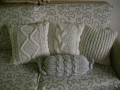 pletené polštářky